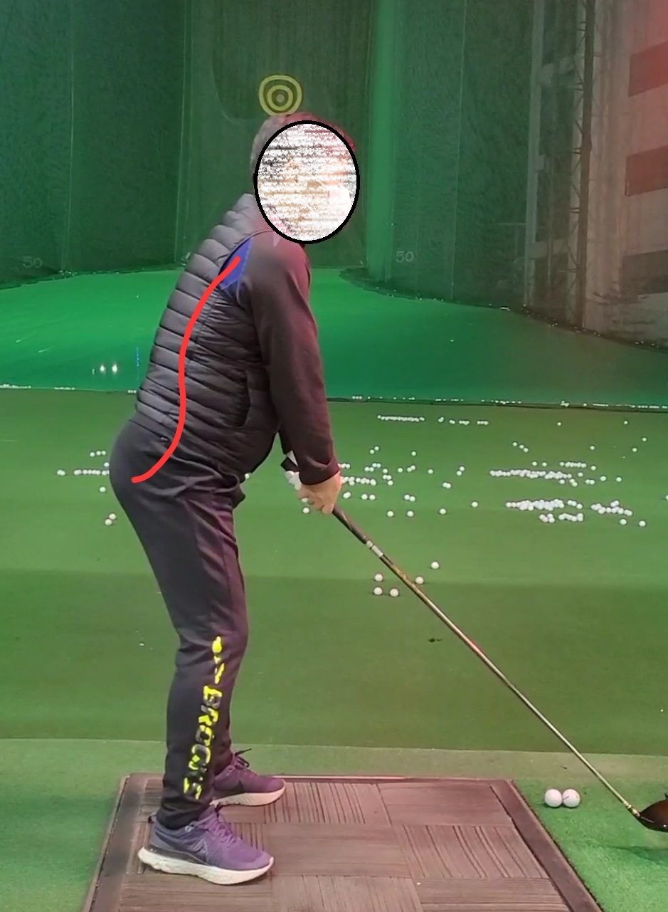 골프 어드레스 S-자세