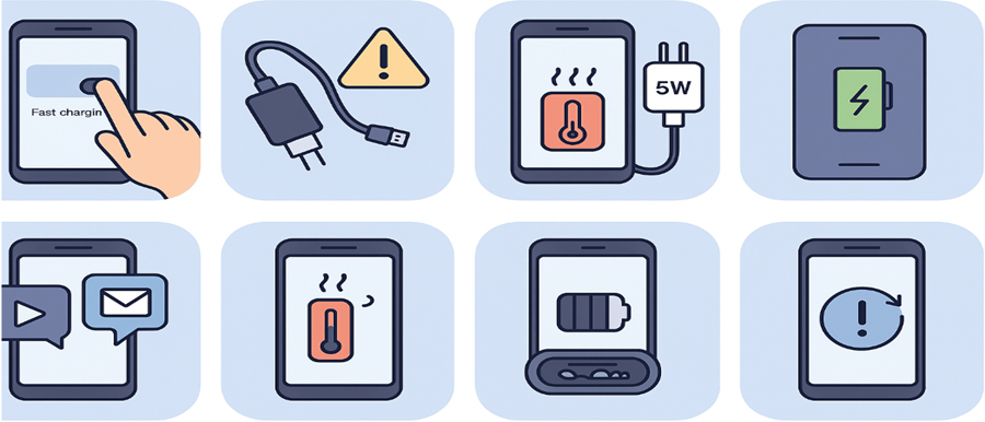 휴대폰 충전 느릴 때 해결법 BEST 8