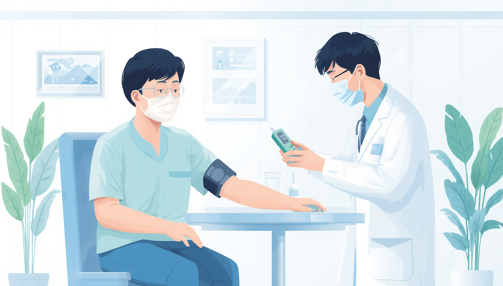 공복혈당 정상수치와 당화혈색소를 설명하는 대표 이미지