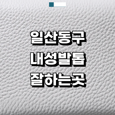 고양 일산동구 내성발톱