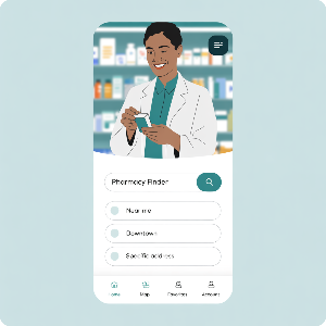 휴일지킴이약국 이용가이드 (검색) 이미지