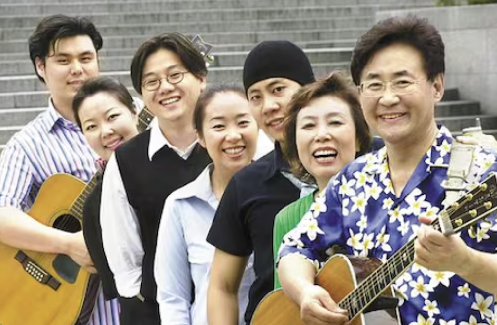 윤형주 부인과 아들 딸 함께한 가족 사진