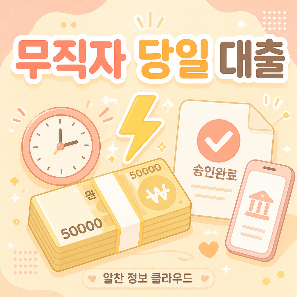 무직자 당일 대출 가능한 곳