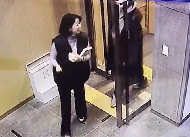 배현진 피습 CCTV