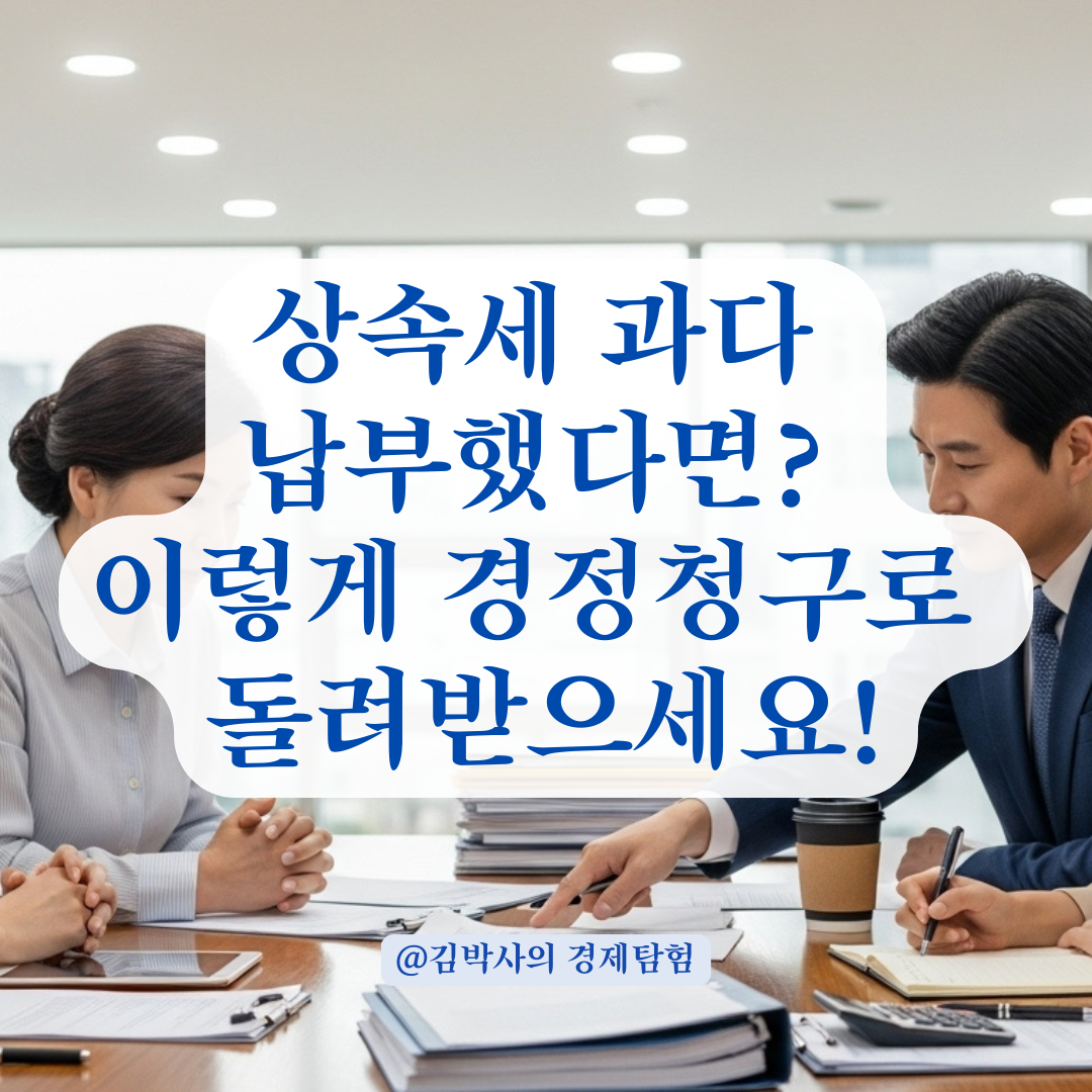 상속세 과다 신고했다면? 사망 시점과 분할 시점 차이에 따른 경정청구 요령.