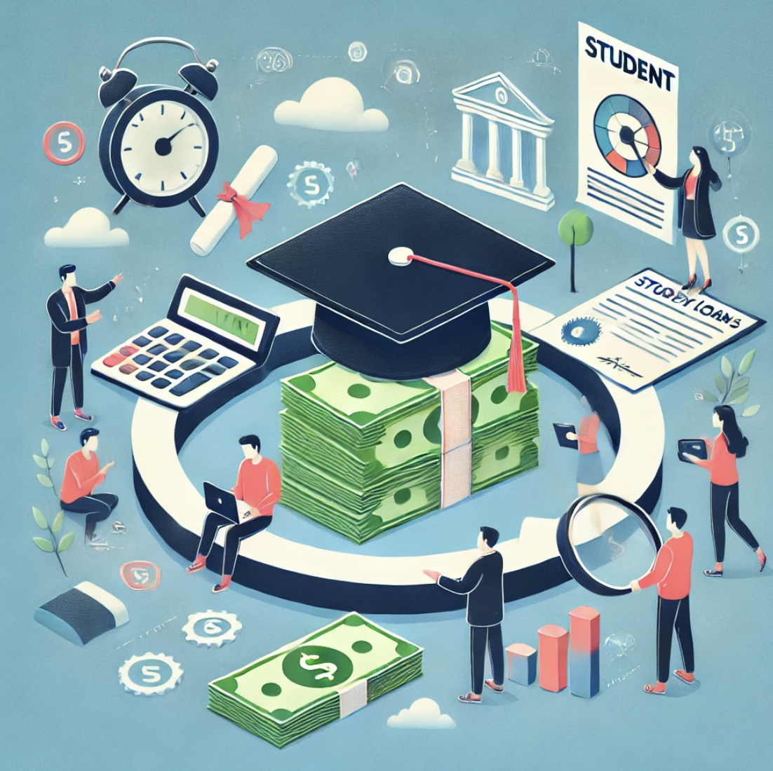 학자금대출 관련의 사진