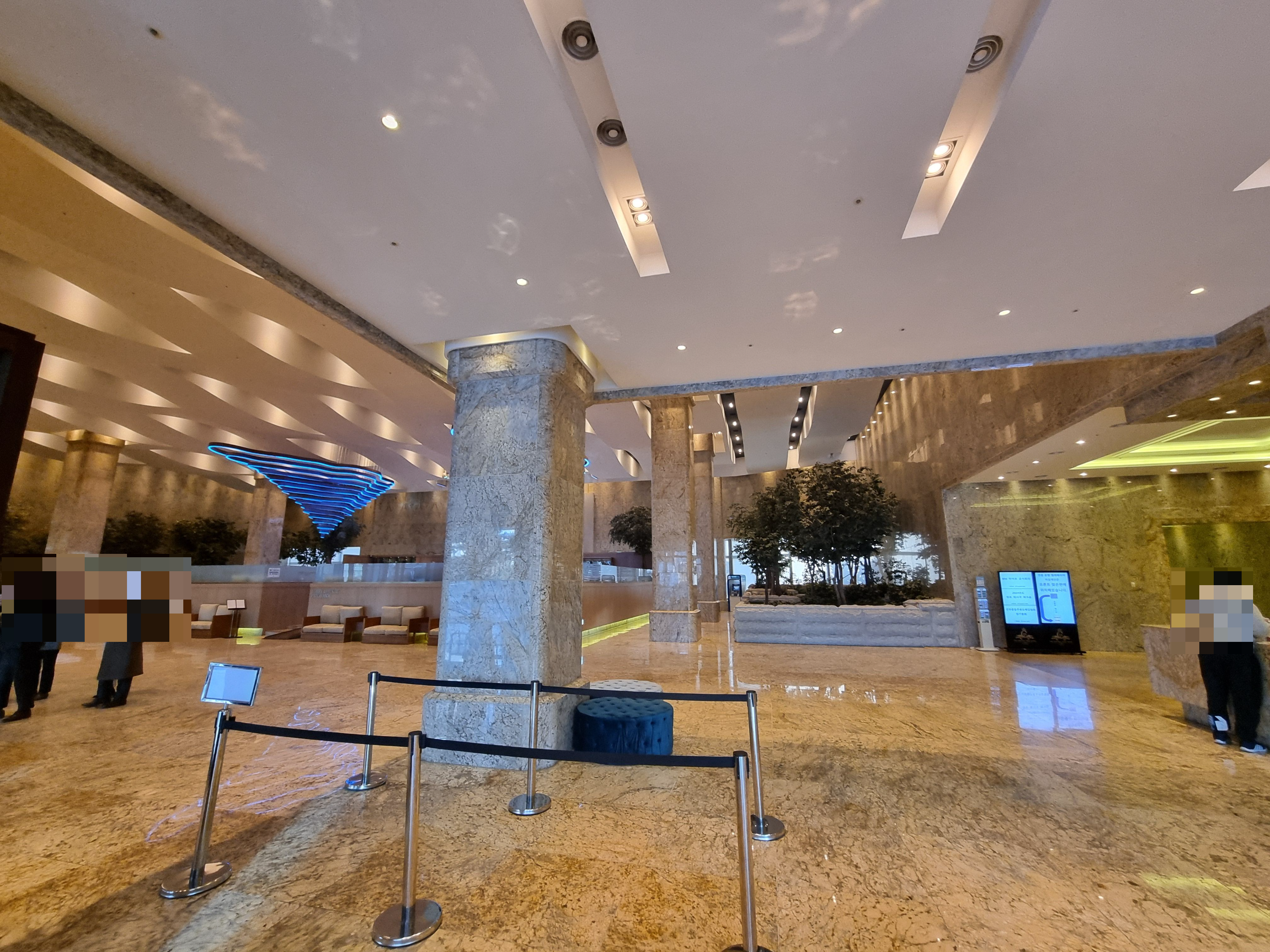 송도센트럴파크호텔 로비