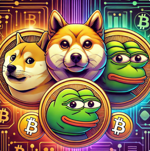 도지, 시바이누, 페페코인 이미지