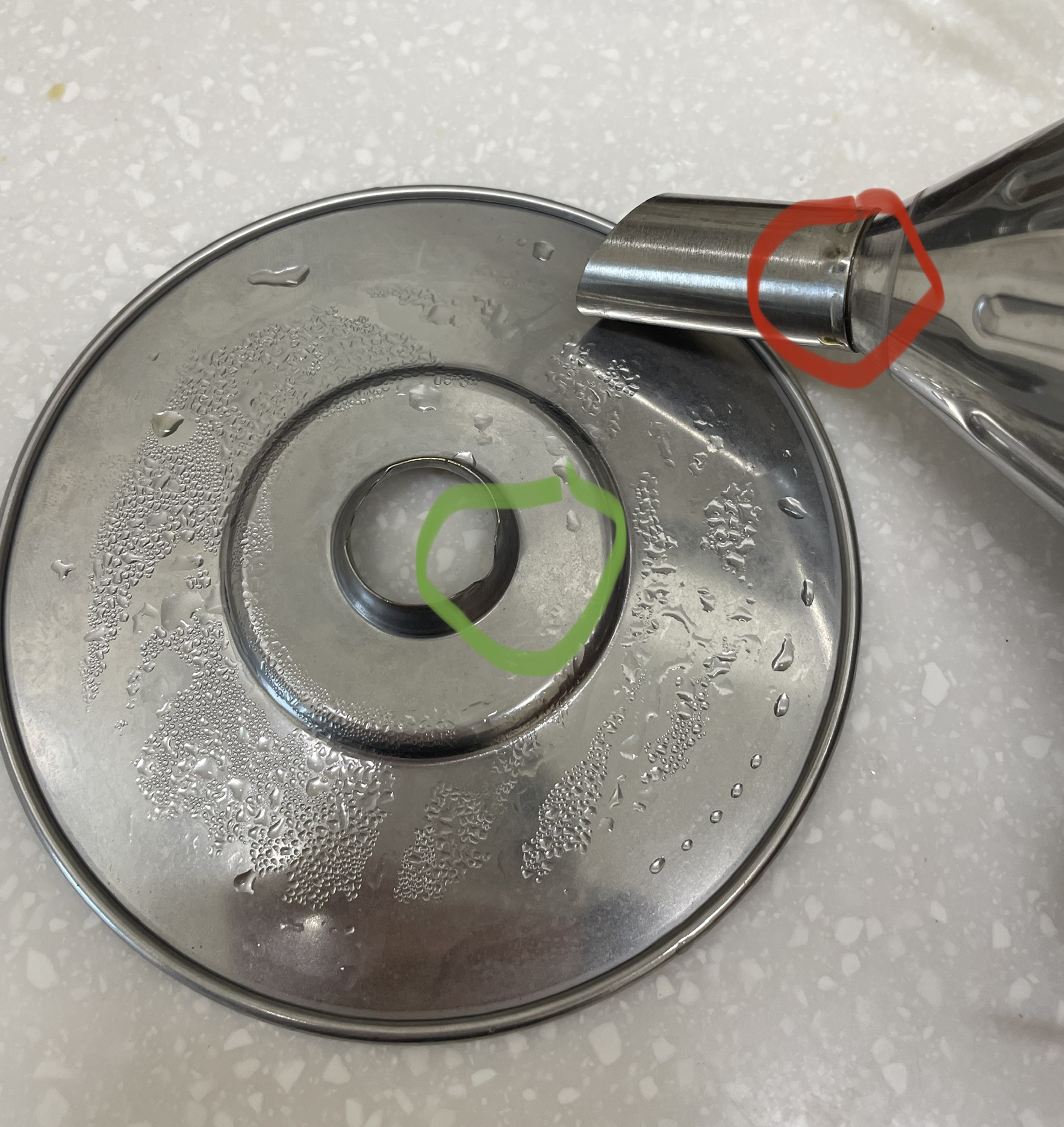 받침 분리한 이케아 커피 드리퍼