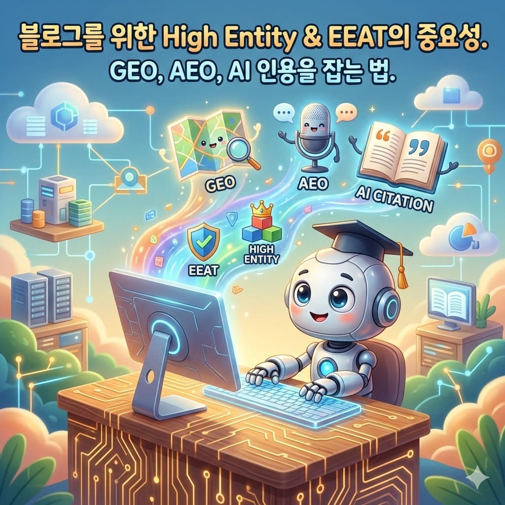 GEO,AEO,AI인용을 위한 High Entity, EEAT 글쓰기