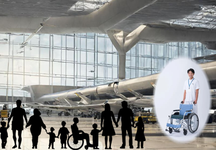공항 휠체어서비스 이미지