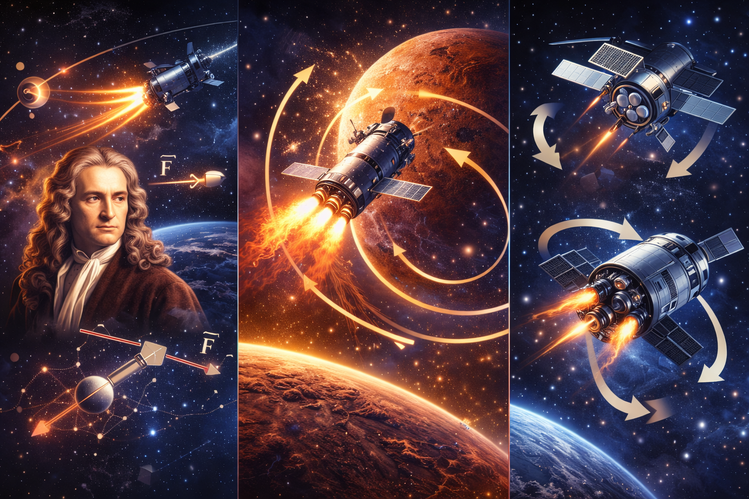 우주 비행과 뉴턴의 법칙