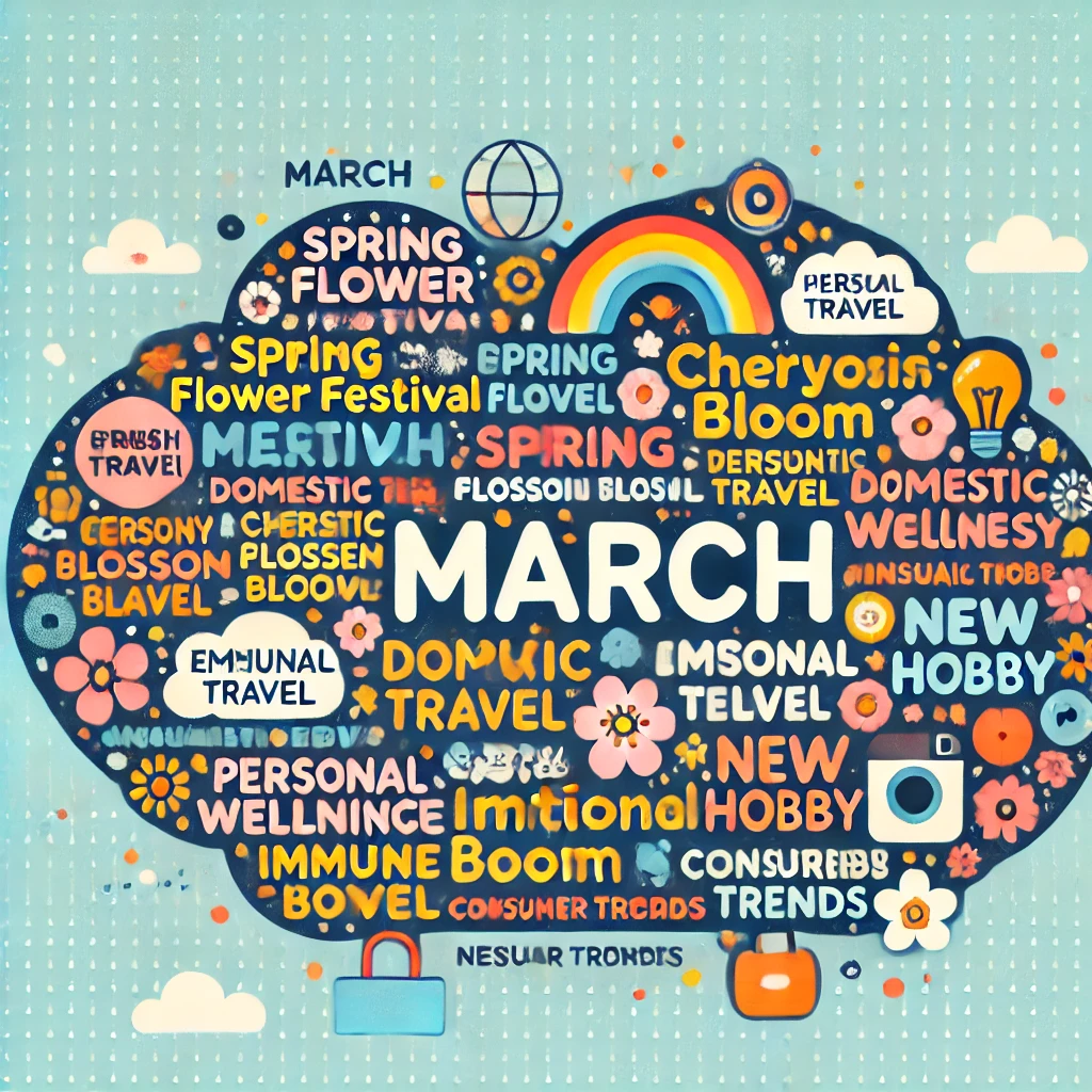 3월 대표 인기 키워드