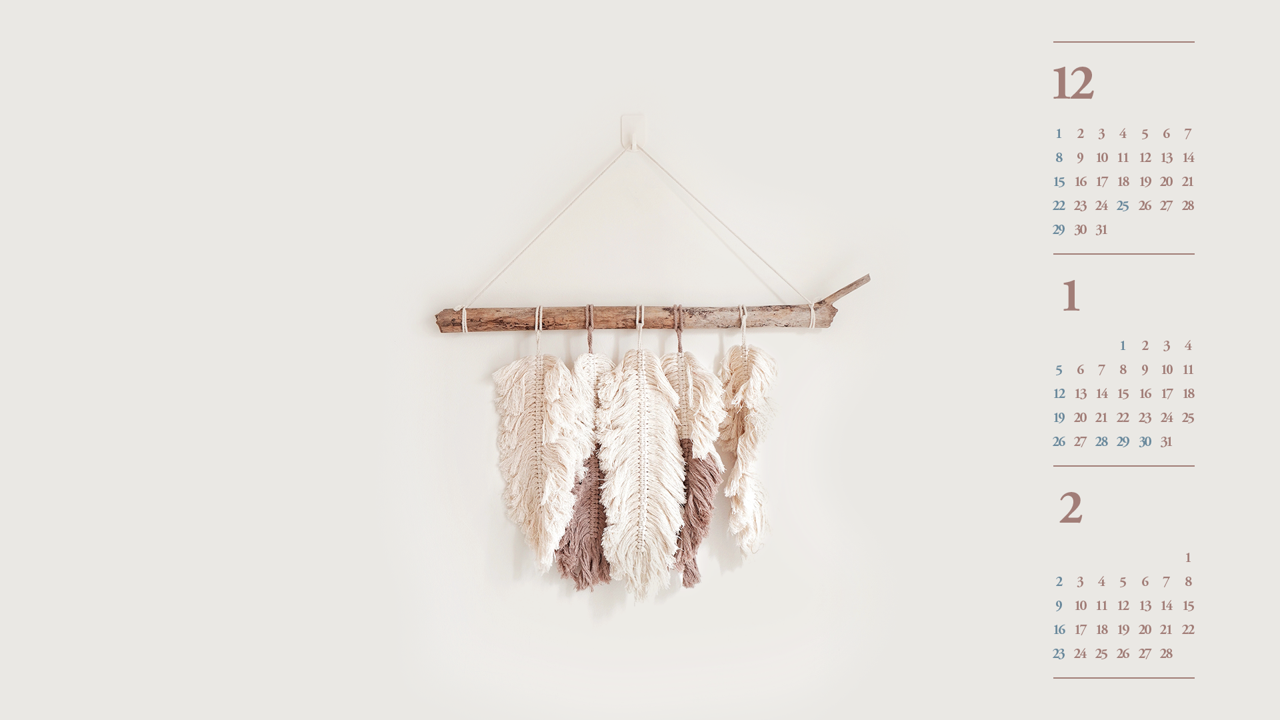 09 벽장식 B - 2025년1월 노트북배경화면