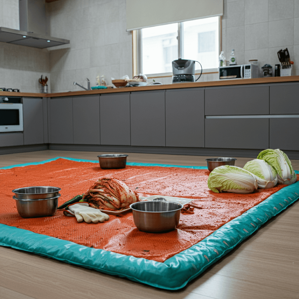 김장 준비물 김장 시간 단축 절임배추 활용법 김장 도구 김치 양념 미리 준비 김치 냉장고 정리 빠른 김장하는 법