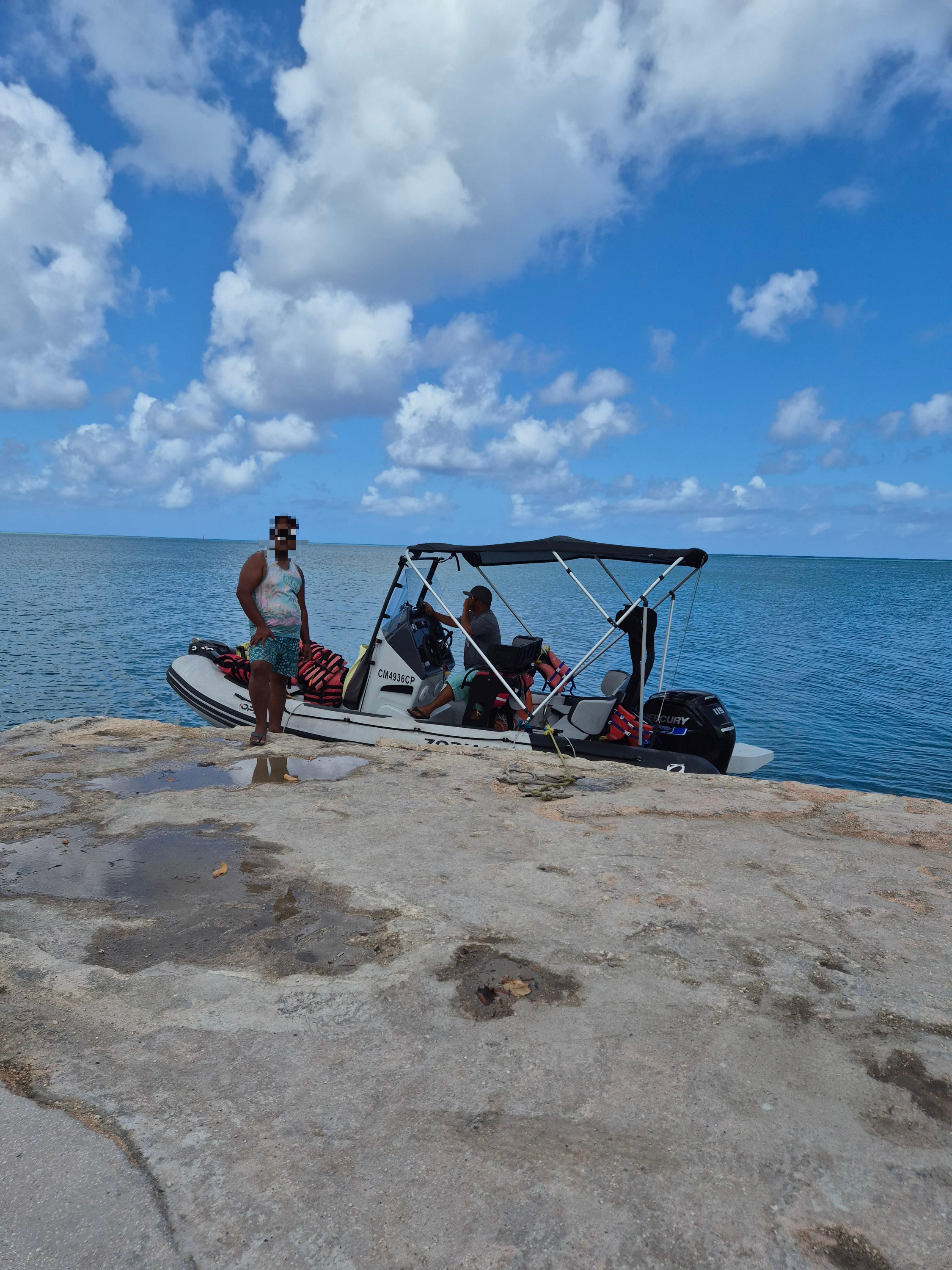 마나가하섬 입도 항구