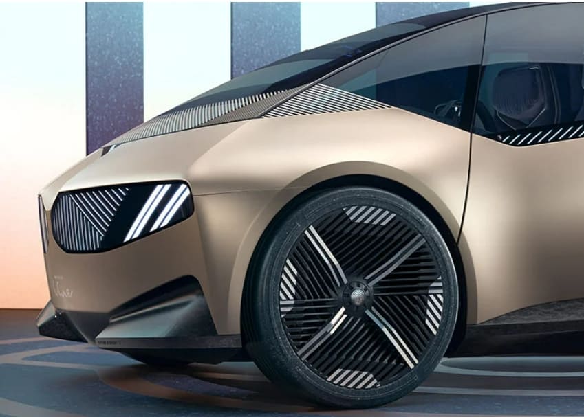 탄소 배출 저감 BMW의 100% 원형 자동차 VIDEO: Form follows CO2 footprint for design of BMW i vision circular electric car