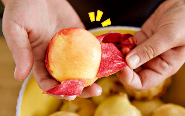 복숭아 껍질 까는법 쉽게,복숭아잼 만들기,팁줌