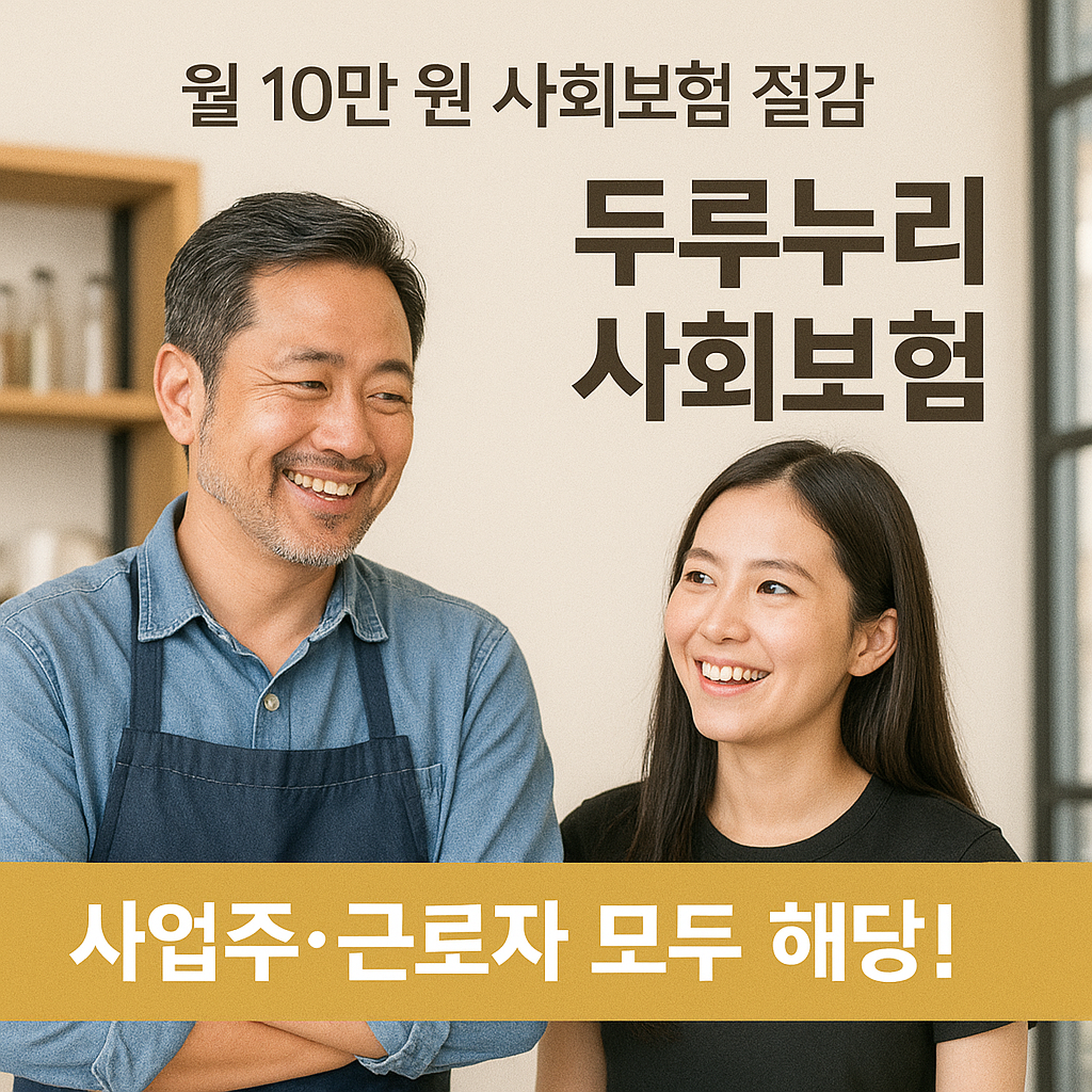 [3편] 두루누리 사회보험, 월 10만 원 절약하는 법