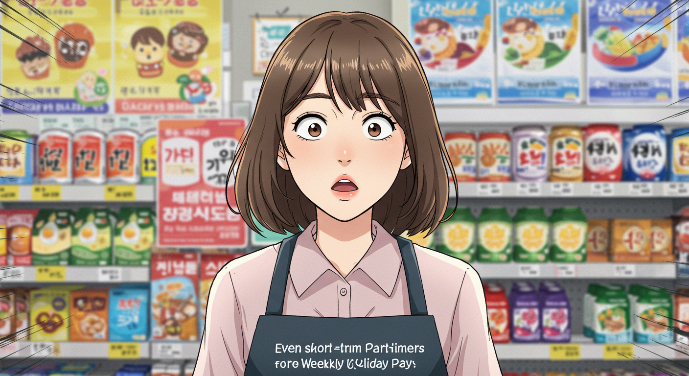 초단시간 아르바이트도 주휴수당 혜택을 받게 될 가능성