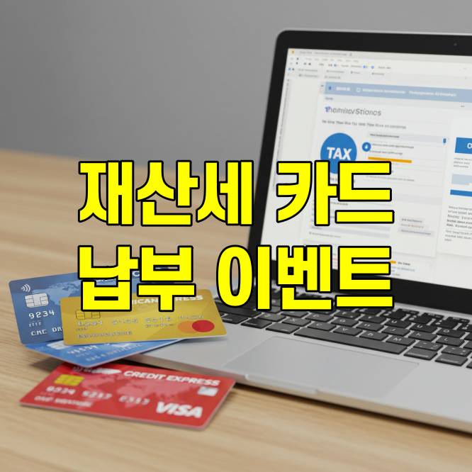 2025 재산세 카드 납부 이벤트 혜택 총정리
