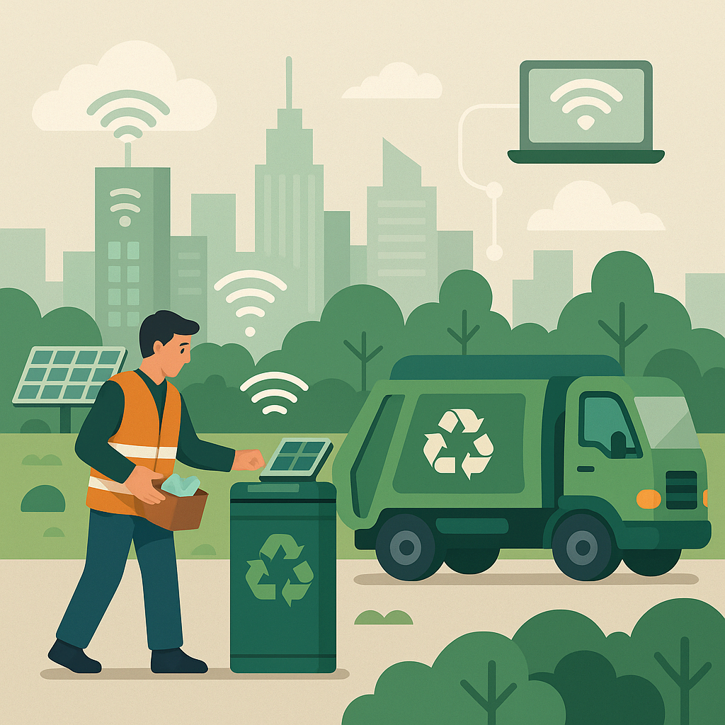 환경을 살리는 스마트 쓰레기 처리 시스템