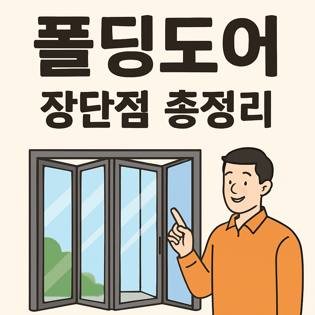 폴딩도어 장단점 총정리