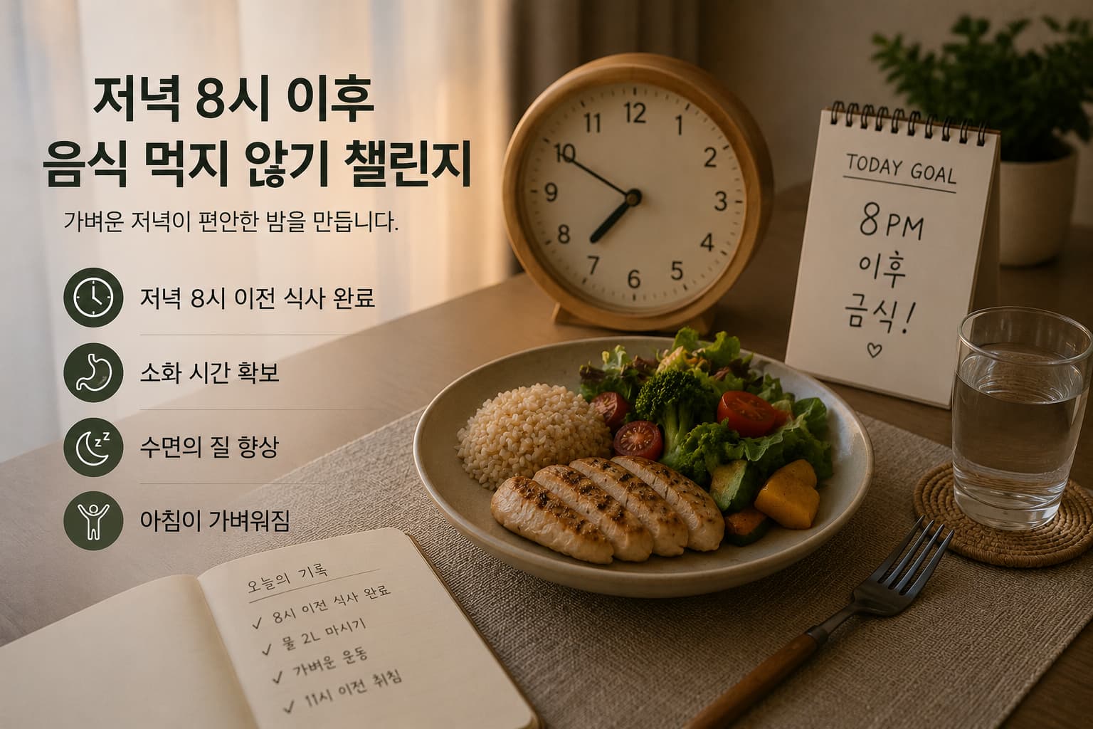 8시 이후 금식