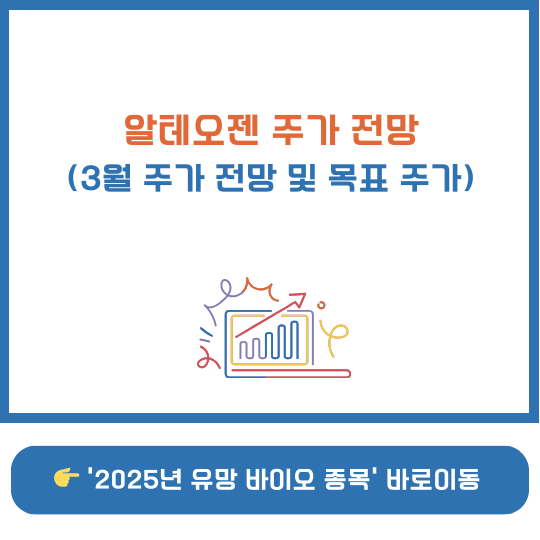 알테오젠 주가 전망