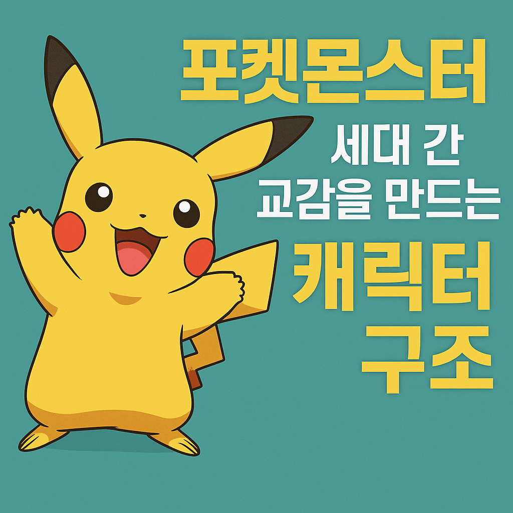 25년간 3세대가 함께 즐기는 포켓몬의 비밀,
그 놀라운 캐릭터 구조 분석
