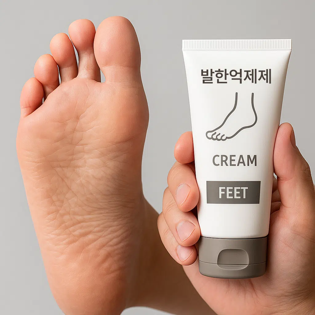 발에 바르는 땀 억제제 제품