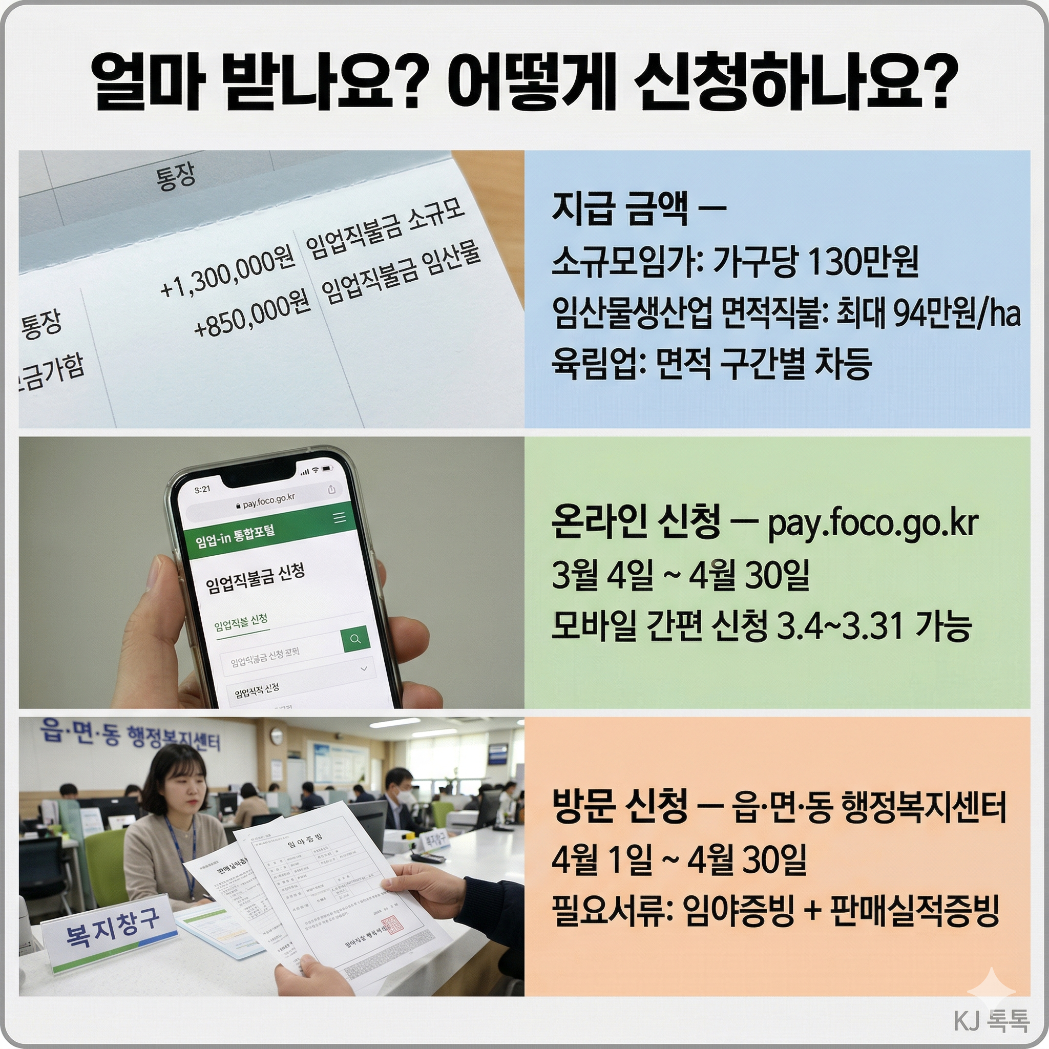2026 임업직불금 신청 완벽 정리 &mdash; 4월 30일 마감&middot;대상 조건&middot;금액&middot;신청방법