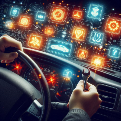 자동차 계기판과 디지털 인터페이스