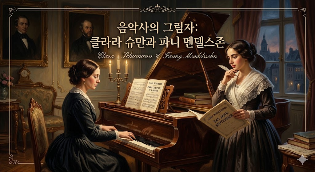 음악사의 그림자 클라라 슈만과 파니 멘델스존