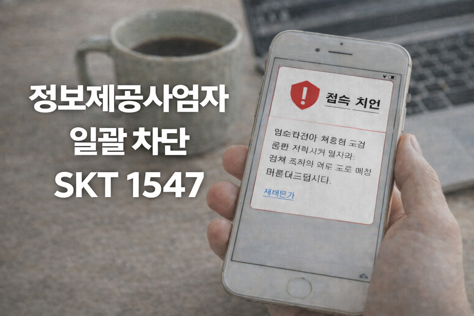 정보제공사업자 SKT망 차단