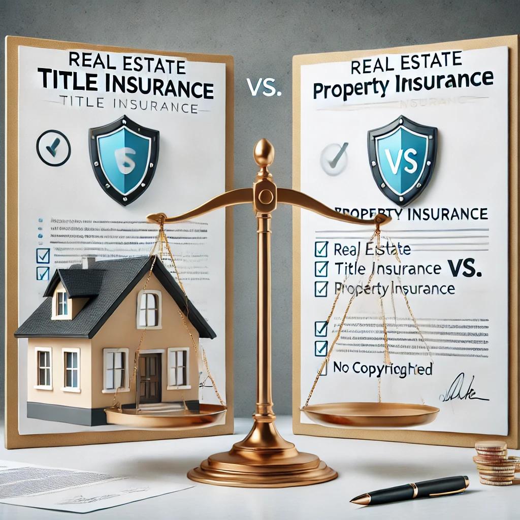 부동산 권리보험 vs 부동산 권원보험 관련 이미지