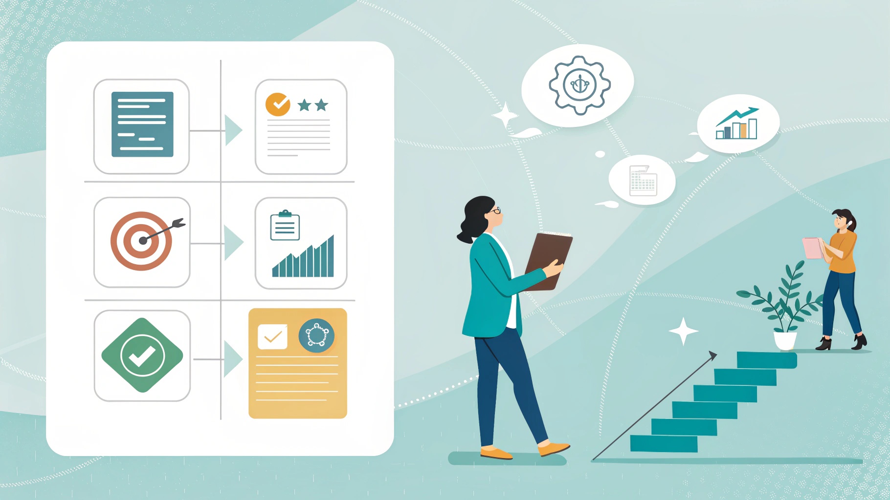 일러스트 이미지 서류검토 설정