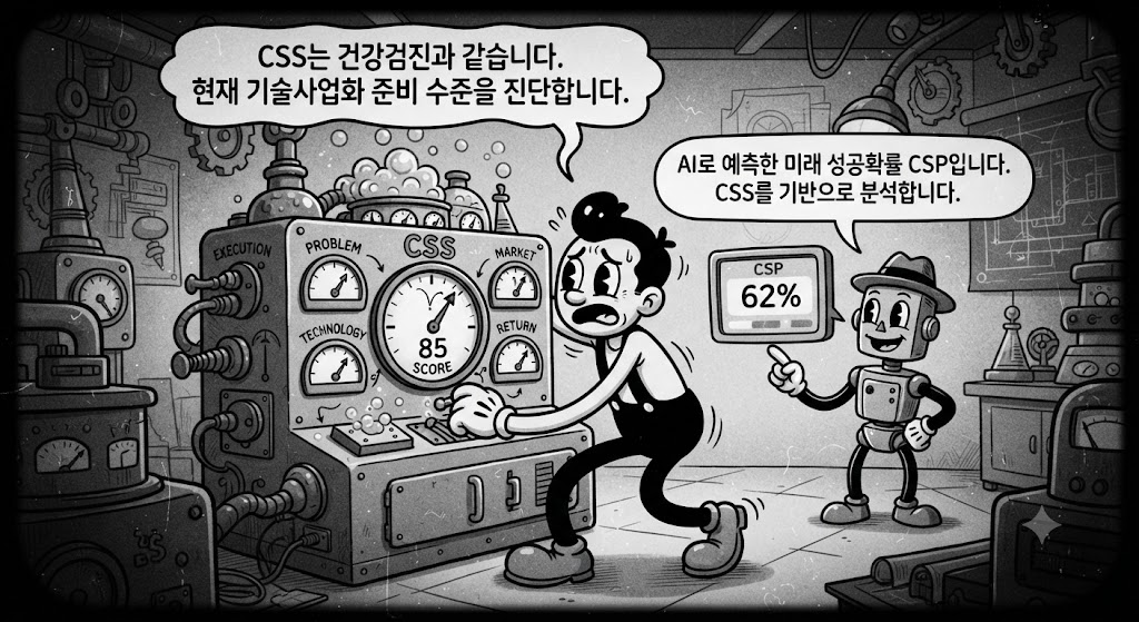 기술사업화 성공점수와 기술사업화 성공확률