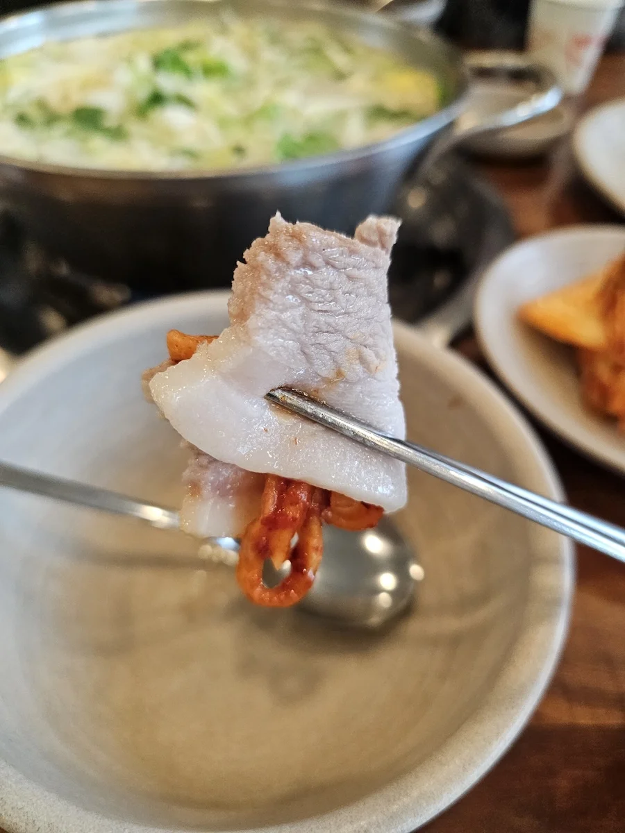 영종도 칼국수 보쌈 맛집 조은전골칼국수
