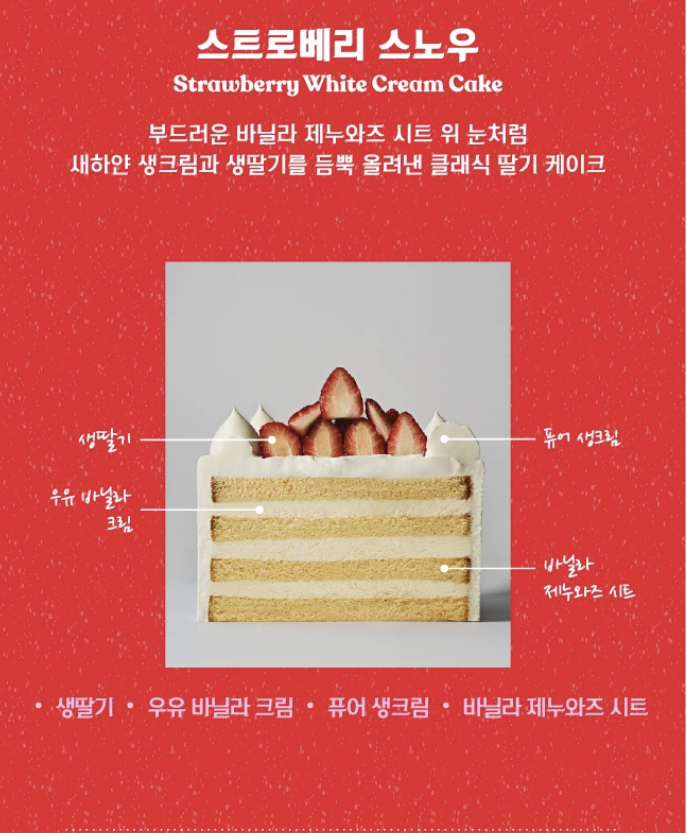 2024 노티드 크리스마스 케이크 예약