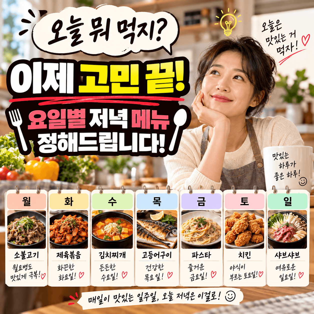 저녁메뉴추천 썸네일이미지