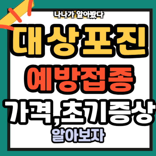 대상포진 예방접종 가격 초기증상 치료법