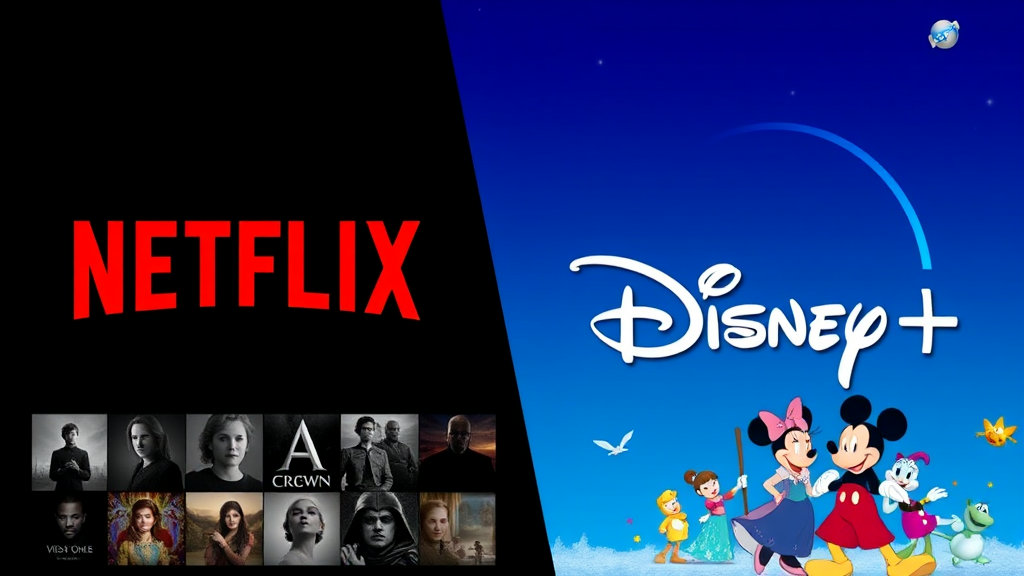 넷플릭스 vs 디즈니플러스 선택 관련 사진