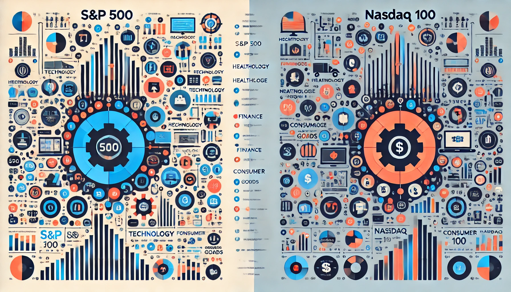 S&amp;P500vs나스닥100
