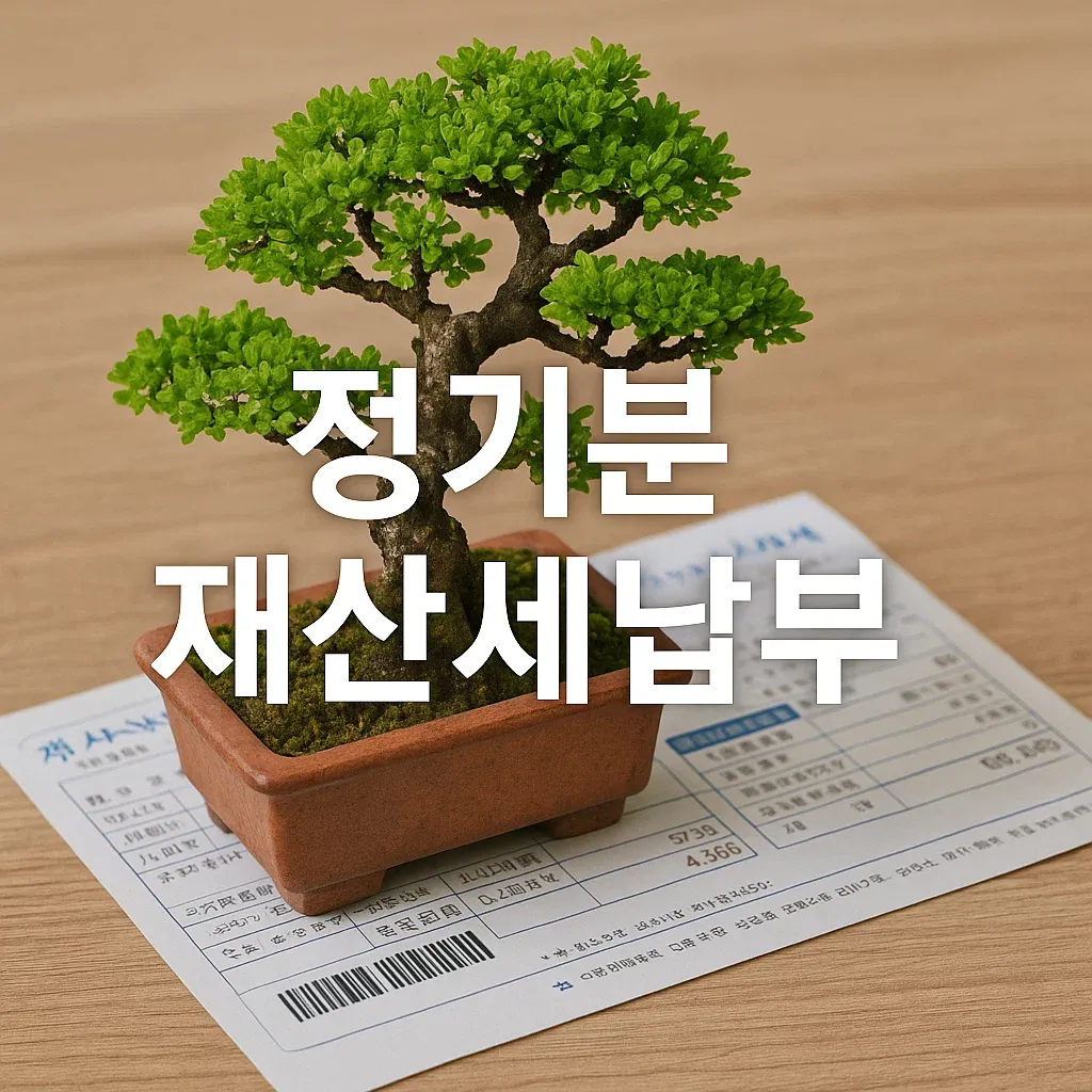정기분 재산세 납부