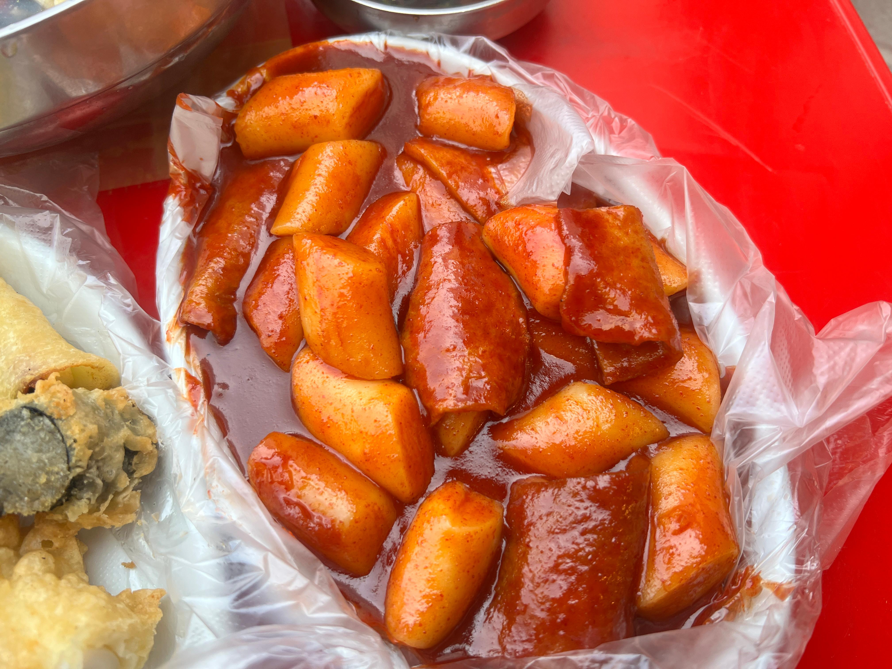 평식당 포장 마차 떡볶이