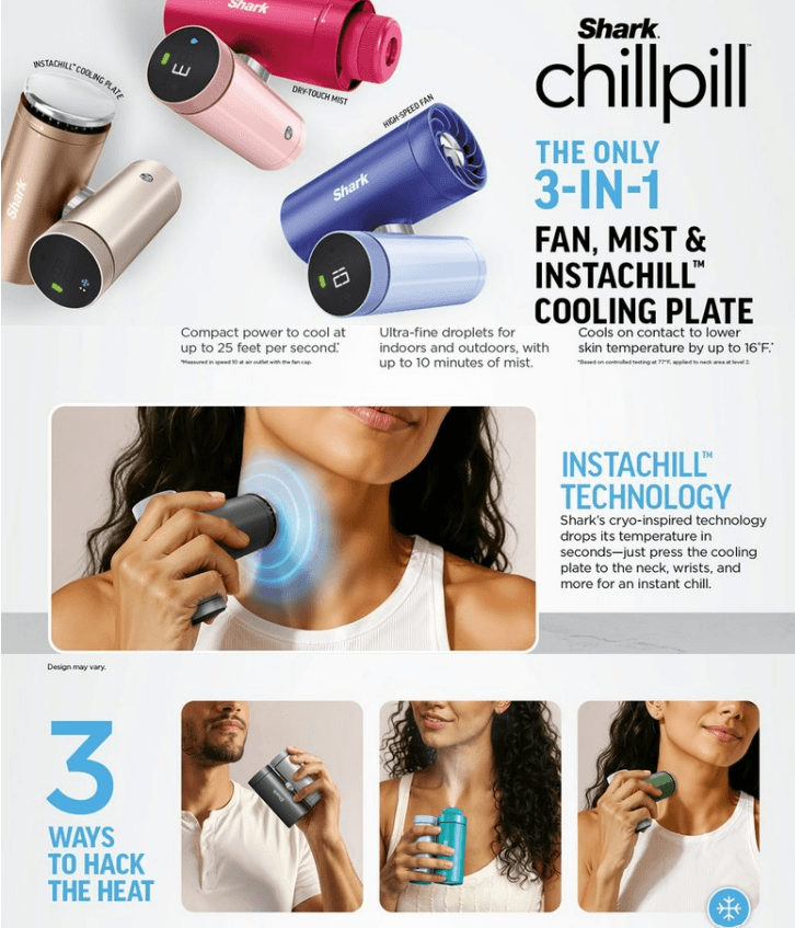 샤크 닌자 ChillPill 3in1 다목적 냉각기