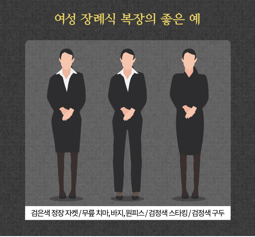 장례식장 조문 복장