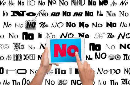 쿠팡플레이 쿠팡와우 무료체험 해지방법을 의미하는 NO표시 사진