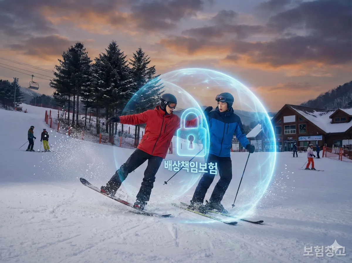 골절 진단비 보장을 시각화한 엑스레이와 보험 증권 이미지